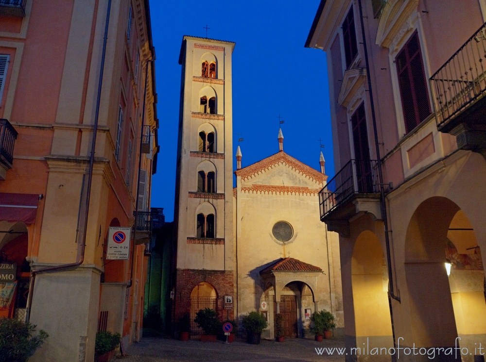 Biella (Italy) - Church of San Giacomo at dusk